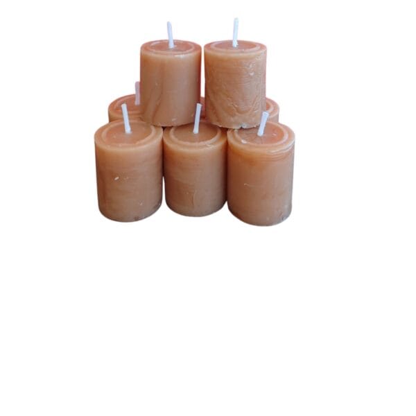 Pack 8 velas de miel 3,5x4cm - Imagen 3