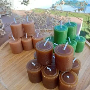 Pack 8 velas de Ruda 3,5x4cm