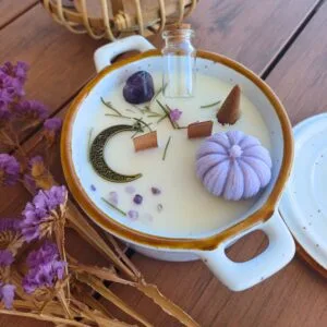 Vela personalizada cazuela con tapa