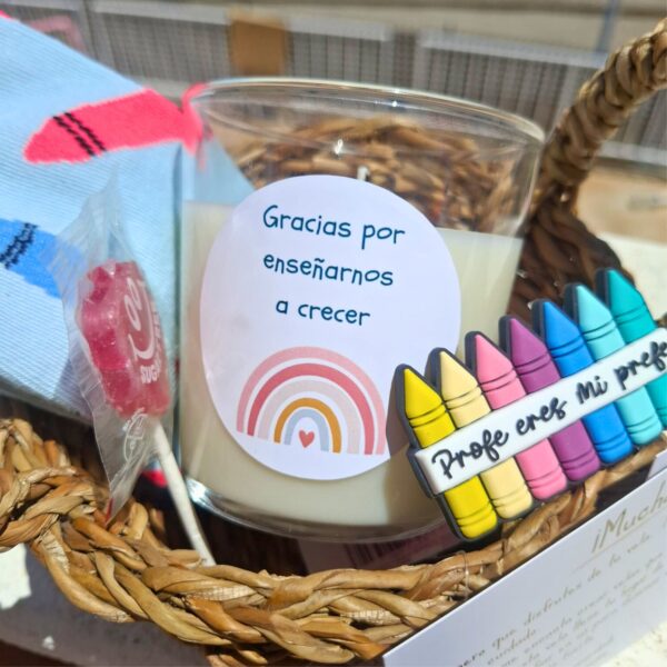Pack regalo para profes. "fresas y lápices" - Imagen 3
