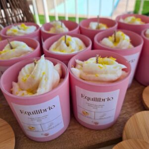🍋 Vela "Equilibrio" – Frescura, dulzura y centro interior